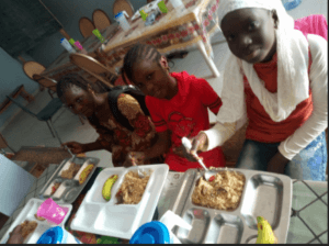 Repas servis aux élèves